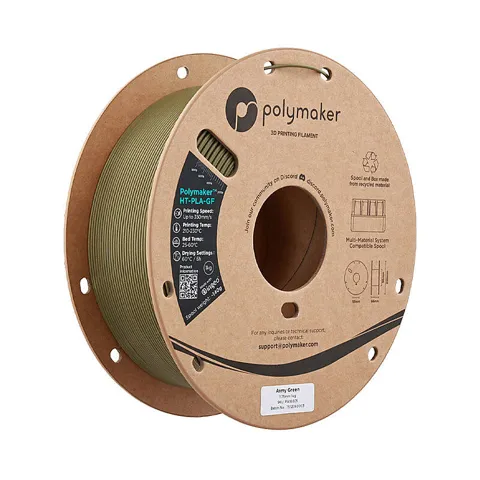 Polymaker HT-PLA-GF Filament Askeri Yeşil