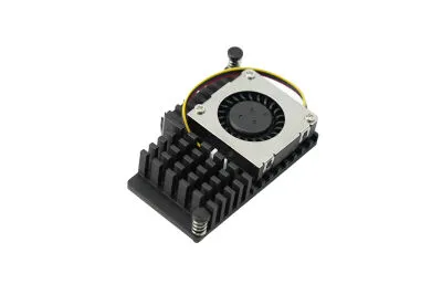Raspberry Pi 5 Alüminyum Alaşım Soğutma Fanı - Aktif Soğutucu (FIT0980)