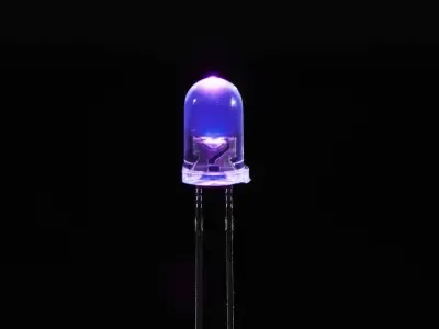 5mm Ultraviyole UV Mor LED