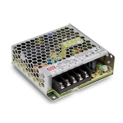 MeanWell LRS-75-48 Tek Çıkış Delikli Tip AC-DC SMPS Güç Kaynağı - 48V, 1.6A, 75W