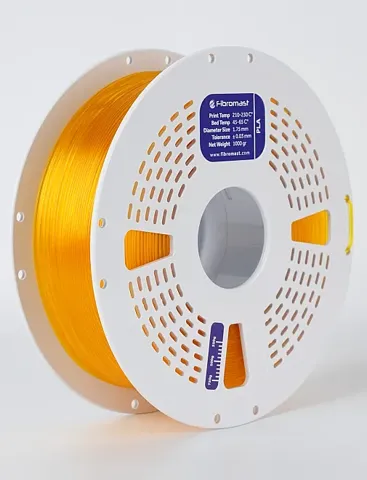 Fibromast 3D 1,75 mm PLA Transparan Sarı Filament
