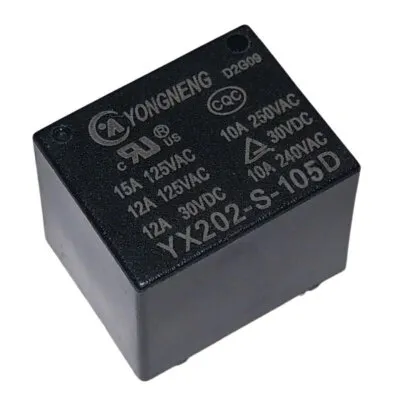 YX202-S-105D 5V 10A Röle 5-Pin