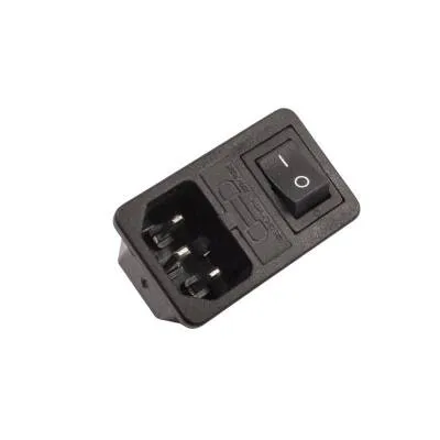 Kulaksız Erkek Power Soketi - Işıksız Anahtarlı IC