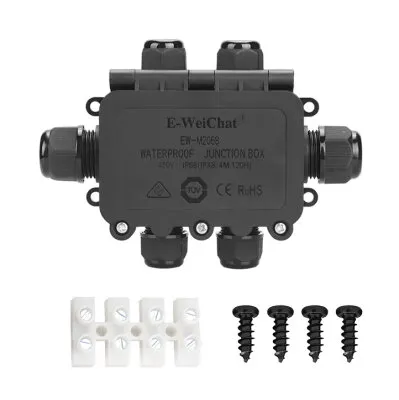 EW-M2068-6T 6-Yollu Su Geçirmez Kablo Bağlantı Kutusu