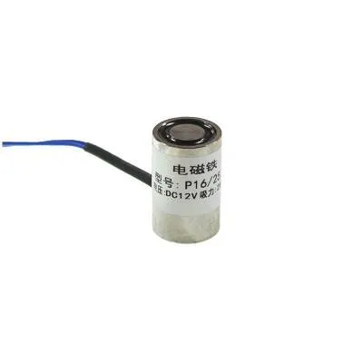 P16/25 12V Elektromıknatıs - 2kg Elektro Manyetik Tutucu