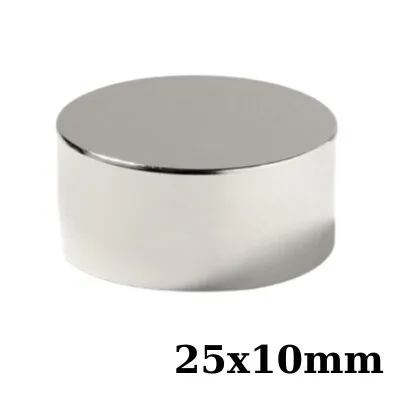 25x10mm Neodyum Güçlü Mıknatıs - Neodim Magnet