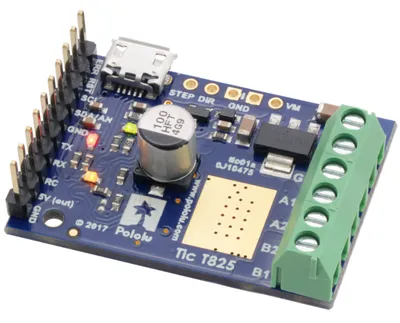 Pololu Tic T825 USB Çoklu Arayüze Sahip Step Motor Kontrol Kartı  PL-3130