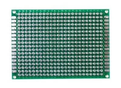 5x7cm Epoxy Çift Taraflı Delikli Plaket