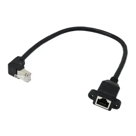 Panel Montajlı RJ45 Ethernet Uzatma Kablosu 30cm - UP