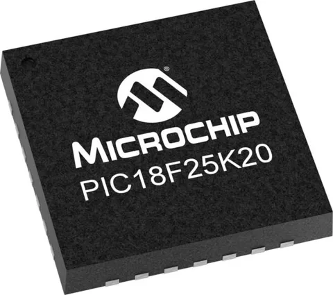 PIC18F25K20 I/ML 8-BIT 32KB FLASH QFN28 Mikrodenetleyici