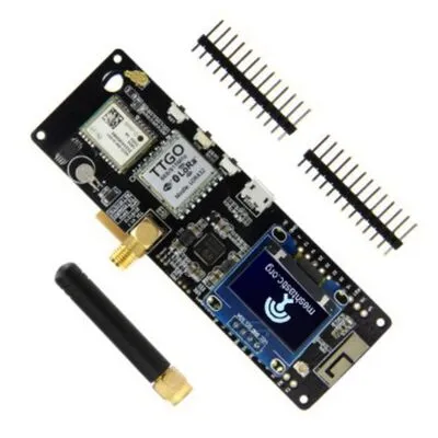 ESP32 868Mhz WiFi Bluetooth Board / NEO-6M Sma / Oled / 18650 Pil Yuvalı