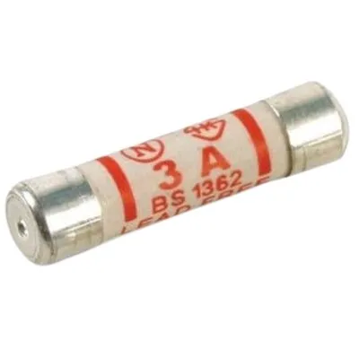 BS1362 3A 6x25mm Seramik Sigorta