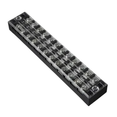 TB-2512 12P Çift Sıra Terminal Blok - 600V 25A