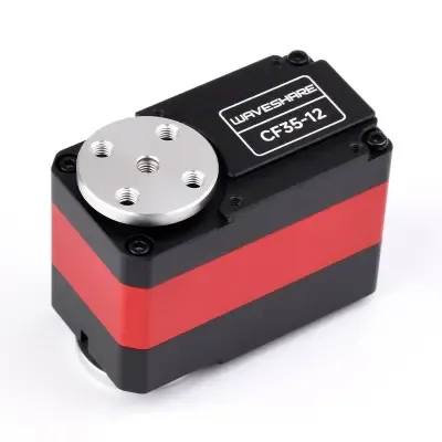 Waveshare CF35-12 35kg Dual Şaft Enkoderli Servo Motor - 360°, TTL