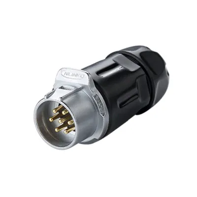 LP-20-C07PP-01-001 7-Pin Su Geçirmez Konnektör - Erkek