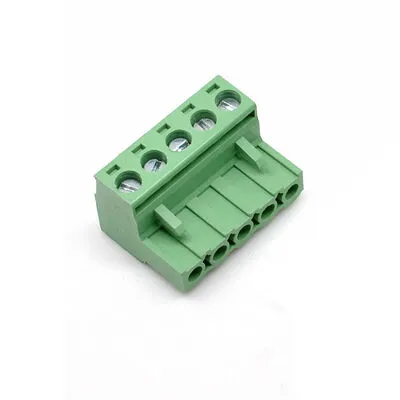 5 Pin 5.08mm Dişi Geçmeli Yeşil Klemens