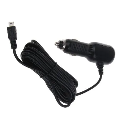 5V 2.4A Çift USB Araç Çakmaklık Şarj Cihazı Mini USB Çıkışlı - 3.5m Kablo