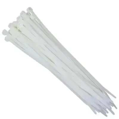 2.5x200mm Plastik Kelepçe - Beyaz  (100 Adet)