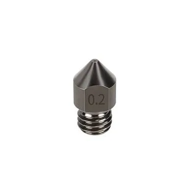 0.2mm Sertleştirilmiş Çelik MK8 Nozzle - 1.75mm - Creality Uyumlu