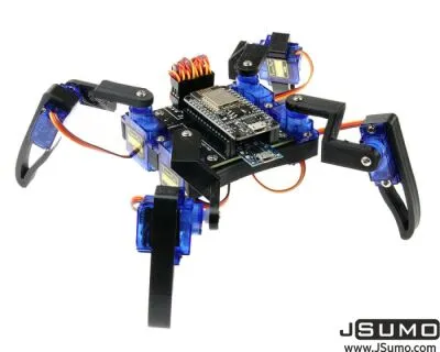 ESP Tabanlı Wifi Örümcek Robot Kiti - Demonte