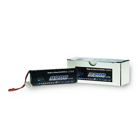 Tinylab 7.4V 2S Lipo Batarya 2200mAh 40C
