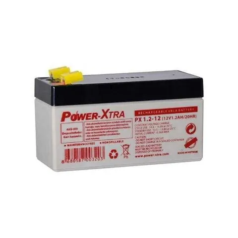 Power-Xtra 12V 1.2Ah Bakımsız Kuru Akü