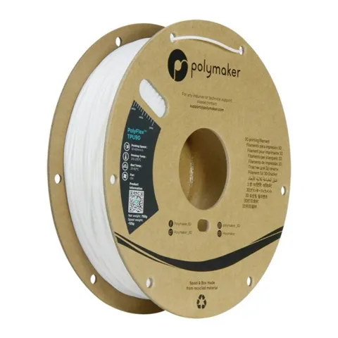 Polymaker PolyFlex TPU90 Filament Beyaz