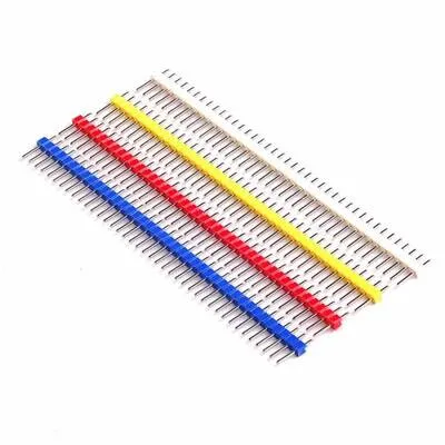 Kırmızı Header Erkek 1x40 Pin - 2.54 Mm Tek Sıra
