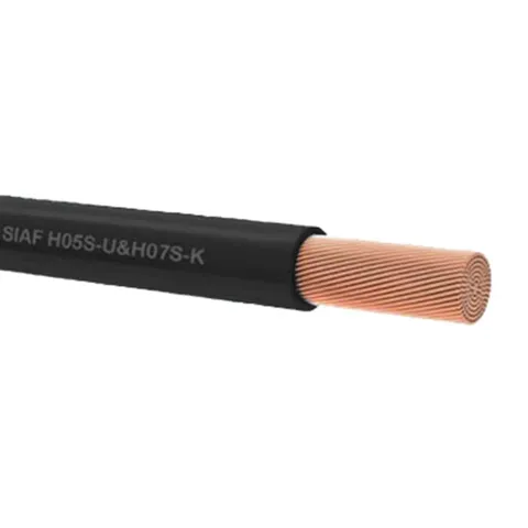 1 Metre SIAF 4 mm 6 Awg Tek damarlı Yanmaz silikon kablo SİYAH