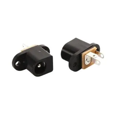 5.5x2.5mm DC Jack Şasesi - Jak Girişi