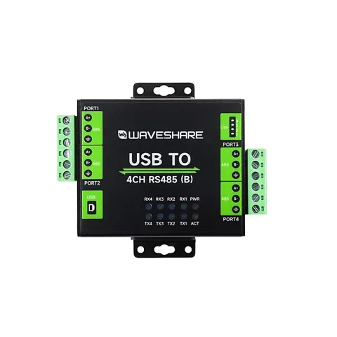 Sanayi Tipi İzoleli 4 Kanal USB RS485