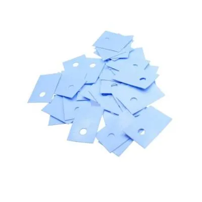 Mavi TO-220 Plastik İzolatör - Delikli - 10 Adet