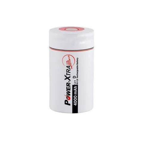 Power-Xtra 1.2V Ni-Cd D 4000mAh Şarjlı Kalem Pil - Başsız