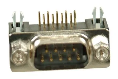9 Pin Erkek D-Sub Konnektör - 90C / 90 Derece