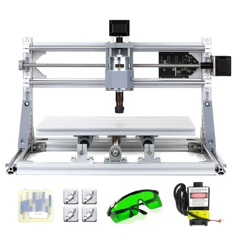CNC3018 500mW Lazerli CNC Makinesi - Tezgahı