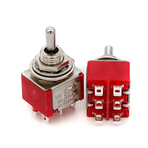 Mini Toggle Anahtar MTS-203 DPDT ON-OFF-ON 6P (A Kalite)