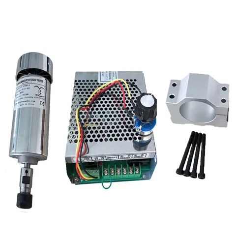 0.4 KW SPINDLE MOTOR ER11 + BRACKET TUTMA APARATI + MOTOR SÜRÜCÜ