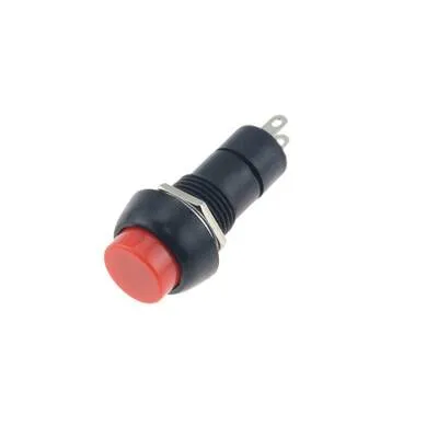 PBS-11B Yaylı Push Buton - 12mm - Kırmızı