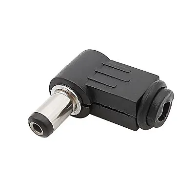 5.5x2.1mm 90 Derece Erkek DC Barrel Jak