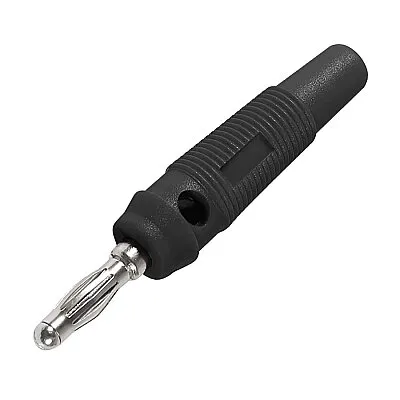 4mm 32A Erkek Banana Konnektör - Siyah