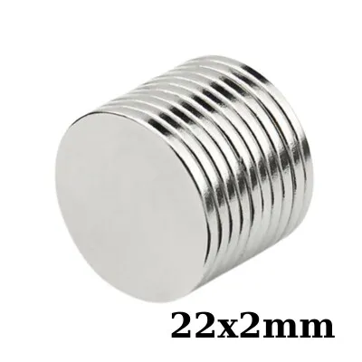 22x2mm Neodyum Güçlü Mıknatıs - Neodim Magnet