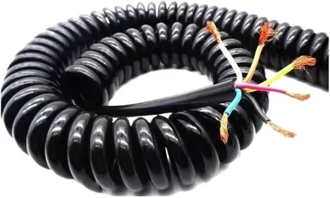 6 Damarlı Yaylı Spiral Kablo 2.5m 24AWG