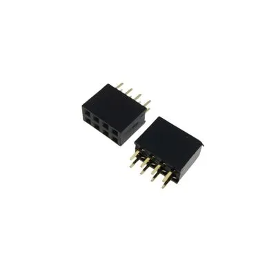 2x4 Pin 2.54mm Çift Sıra Dişi Header