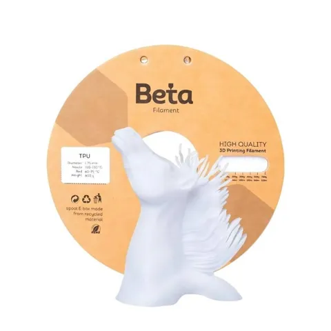Beta TPU 95A Beyaz Filament 1.75mm 800gr