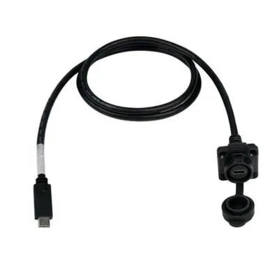 LP16-TYPEC-MP-FS-0D5M-002 Su Geçirmez Type C 3.1 Dişi Panel Tip Konnektör - 0.5M Kablo