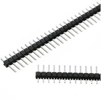 1x40 Erkek Header 40 Pin 2.54mm 180 Derece