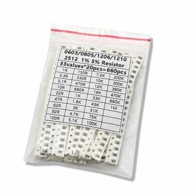 0805 Smd Direnç Paketi - 660 Adet