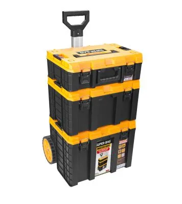 Super Bag ASR-6030 3 lü Organizerli Set S-M-L Master Case Alet Çantası