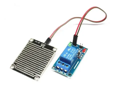 Yağmur Damlası Algılama Sensör Modülü (5V Röle Modülü ile Birlikte)