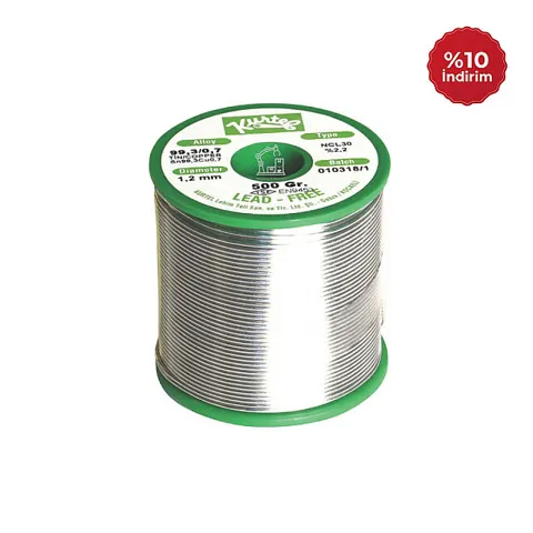 Kurtel Sn99.3 / Cu 0,7 Kurşunsuz (NoClean) Lehim Teli (500 gr makara) 1,2 mm